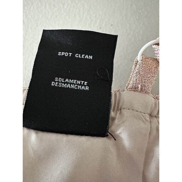 Windsor Rosegold Dress Size 1  Prom Formal Gown Fit & Flare Sleeveless Pockets - Picture 6 of 14